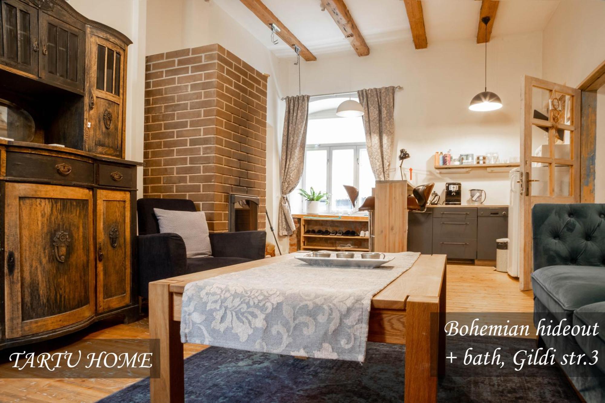 Bohemian Hideout, Old Town, Tartu Home Kültér fotó