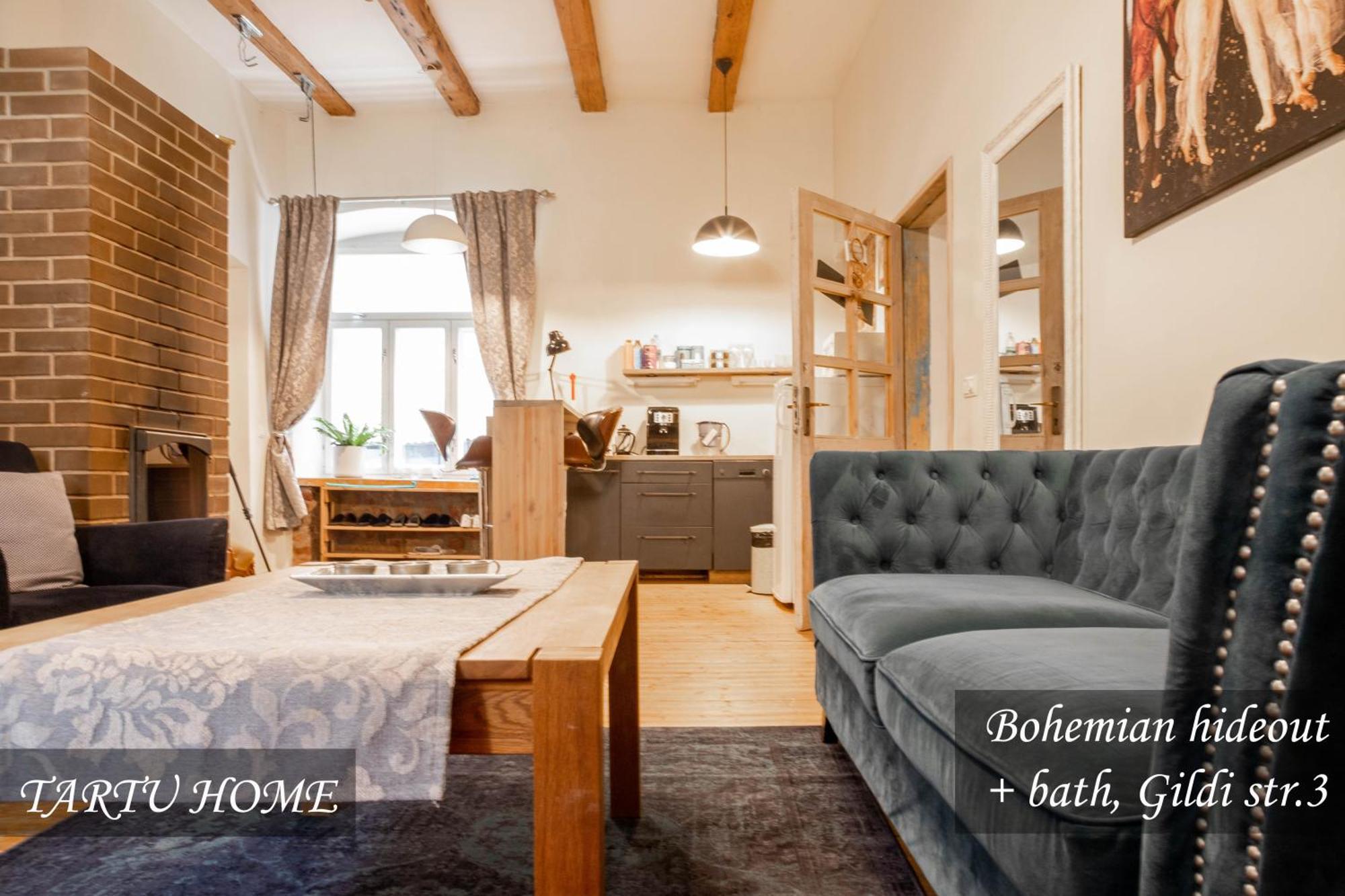 Bohemian Hideout, Old Town, Tartu Home Kültér fotó